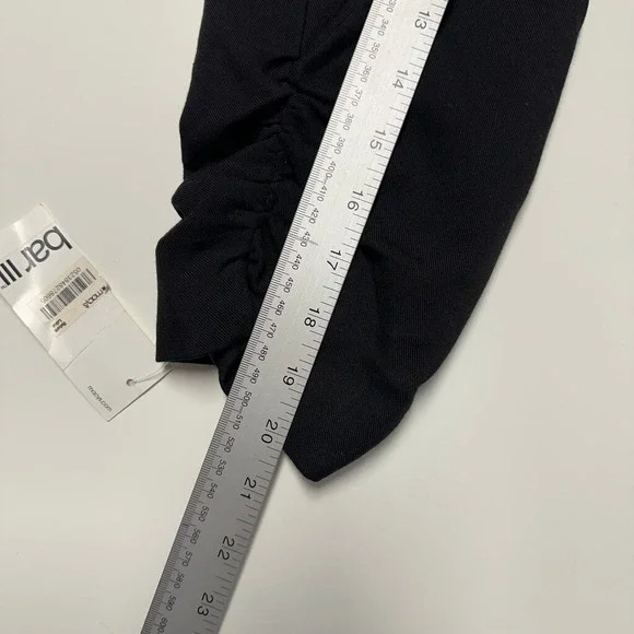 Bar III Black Ruched Sleeve Blazer Jacket XL - Picture 9 of 9